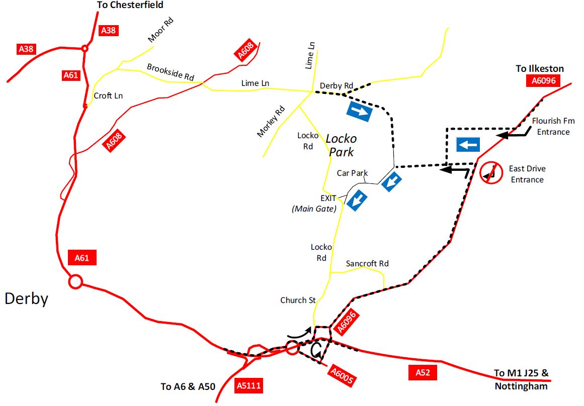 Viking Festival - Public Route Map